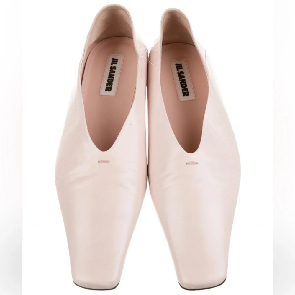 Jil Sander semi pointed flats - Picture 1 of 5